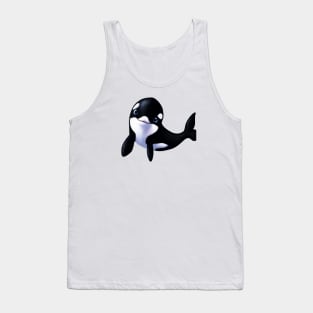 Cute Orca Drawing Tank Top